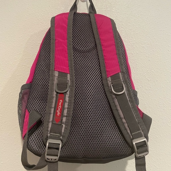 Free Knight Performance Pink and Gray Backpack - Picture 3 of 5